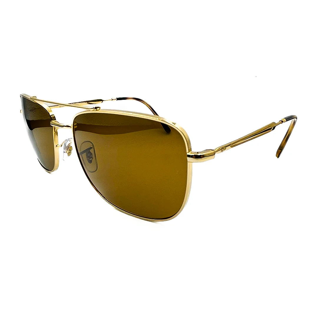LENTE DE SOL RAY BAN POLARIZED RB3755 001/57 62/19 145 3P - Imagen 2