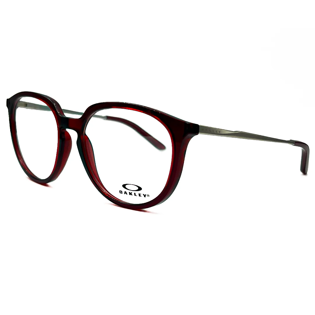 LENTE OFTALMICO OAKLEY BMNG OX8150-0455 POLISHED TRENS BRICK RED 55/17 - Imagen 2