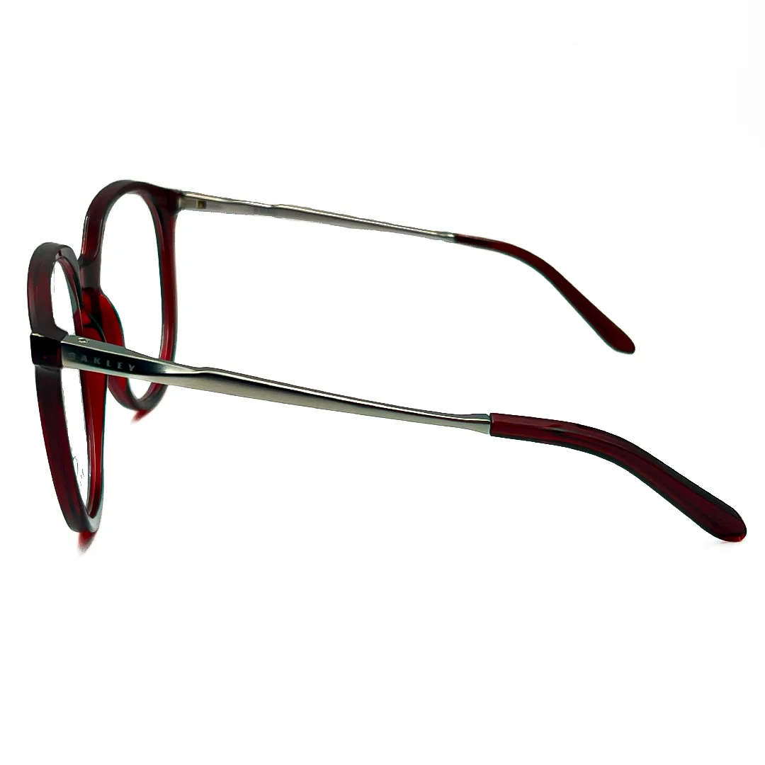 LENTE OFTALMICO OAKLEY BMNG OX8150-0455 POLISHED TRENS BRICK RED 55/17 - Imagen 3
