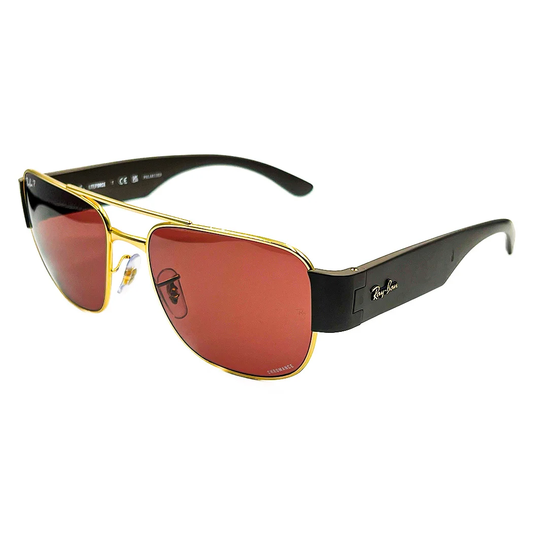 LENTE DE SOL RAY BAN POLARIZED LIFEFORCE RB3756CH 001/AL - Imagen 2